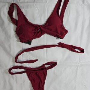 Zaful Red Bikini Set
